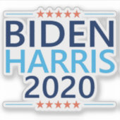 バイデン氏・ハリス2020大統領選挙 シール (正面)