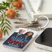 バイデン氏・ハリス2020年の選挙運動と写真 キーホルダー (正面右)