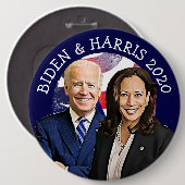 バイデン氏・ハリス2020年米国選挙集会 缶バッジ (正面&裏面)