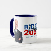バイデン氏・ハリス2020年選挙クール収集可能 マグカップ (正面左)