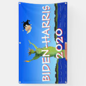 バイデン氏・ハリス2020票大統領のダンプ・トランプ 横断幕 (縦)