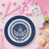 バイデン氏・ハリス2021年の就任式ロゴ ペーパープレート (パーティー)