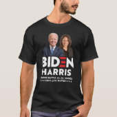 バイデン氏・ハリス2024大統領の年選挙 Tシャツ (正面)