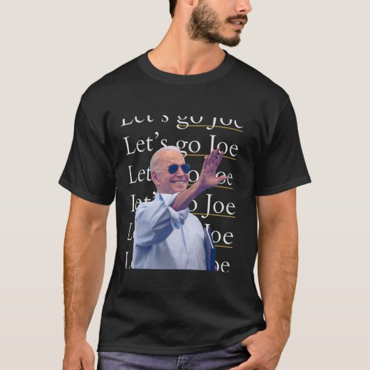 バイデン氏・ハリス2024年アメリカ国旗ジョー・ビデ Tシャツ (正面)