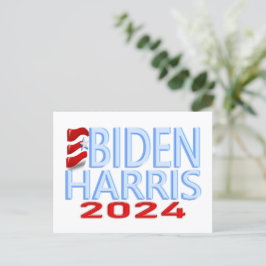 バイデン氏・ハリス2024年選挙はがき ポストカード