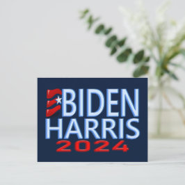 バイデン氏・ハリス2024年選挙 ポストカード