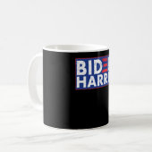 バイデン氏・ハリス コーヒーマグカップ (正面左)