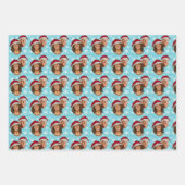 バイデン氏·ハリス·ポリティクス·クリスマス ラッピングペーパーシート (正面3)