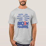 バイデン氏・ハリス – Truth Unity Science Hope Tシャツ<br><div class="desc">PolitiClothes.com – 政治的なアパレルのオンライン選挙と政治的ギアユニーク：政治的Tシャツ、政治的バンパーステッカー、政治的ボタン、政治的ピン、政治的カード、政治的マグカップ、政治的ポスター、政治的シンボルや象徴など！オンラインでのショッピング： http://www.Politiclothes.com Facebook上： http://www.facebook.com/politiclothes Twitter上： http://www.twitter.com/politiclothes Instagram上： http://www.instagram.com/politiclothes</div>