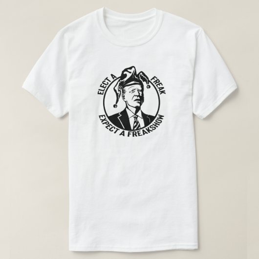 バイデン氏・フリーショー |アンチジョーバイデン氏 Tシャツ (デザイン正面)