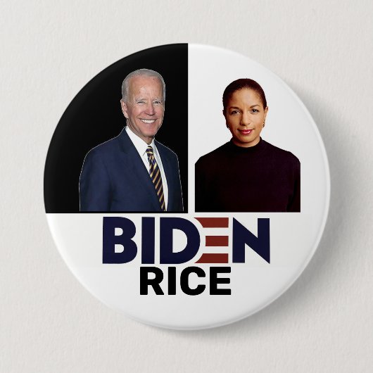 バイデン氏/米2020 缶バッジ (正面)