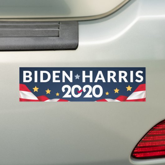 バイデン氏- Harris 2020 バンパーステッカー (車上)