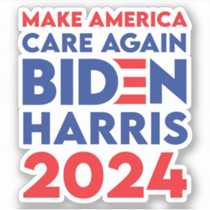 バイデン氏/ Harris - 2024 - Make America 気に Again シール