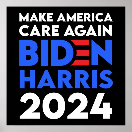 バイデン氏/ Harris - 2024 - Make America 気に Again ポスター (正面)