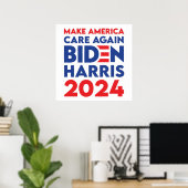 バイデン氏/ Harris - 2024 - Make America 気に Again ポスター (ホームオフィス)
