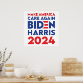 バイデン氏/ Harris - 2024 - Make America 気に Again ポスター (キッチン)