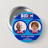 バイデン氏/Klobuchar 2020 缶バッジ (正面&裏面)