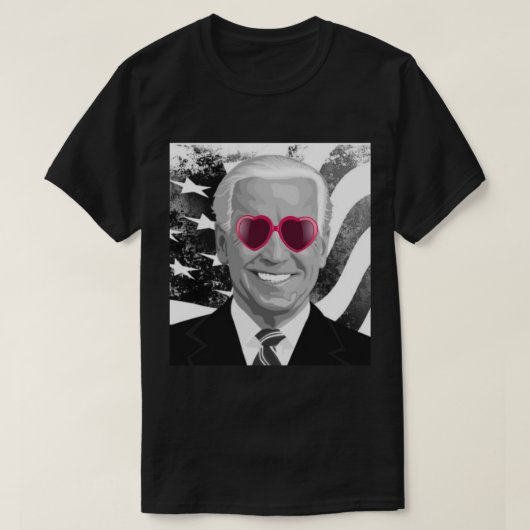 バイデン氏 Tシャツ (デザイン正面)