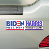 バイデン氏in 2020 / harris in ? バンパーステッカー (車上)