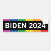 バイデン氏LGBT 2024 バンパーステッカー (正面)