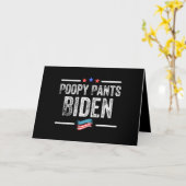 バイデン うんこパンツ カード (黄色い花)