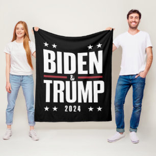 バイデン トランプ 2024 おもしろい 選挙 大統領 副大統領 フリースブランケット
