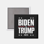 バイデン トランプ 2024 おもしろい 選挙 大統領 副大統領 マグネット (正面/裏面)