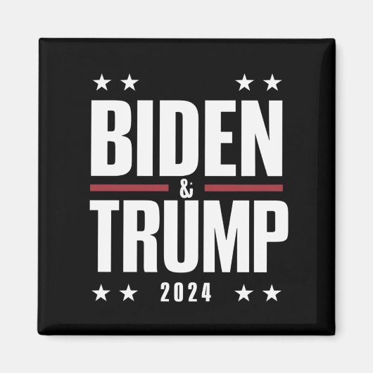 バイデン トランプ 2024 おもしろい 選挙 大統領 副大統領 マグネット (正面)