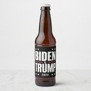 バイデン トランプ 2024 選挙 楽しい 大統領 副大統領 ビールラベル