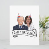 バイデン・ハリス誕生日おめでとう カード (スタンド正面)