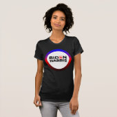 バイデン ハリス ポリアモリー プライド Tシャツ (正面フル)