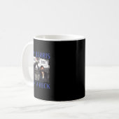バイデン・ハリス 脳が壊れたウイルス コーヒーマグカップ (正面左)