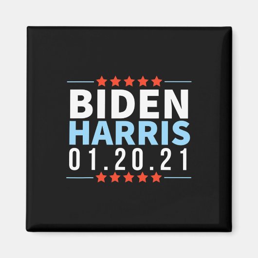 バイデン・ハリス 2021年1月 大統領選挙勝利 就任式 マグネット (正面)