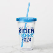 バイデン ハリス 2024 大統領選 アメリカ大統領選挙 アクリルタンブラー (裏面)