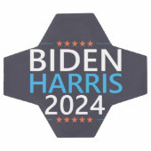 バイデン ハリス 2024 大統領選 アメリカ大統領選挙 サッカーボール (フラット)