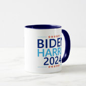 バイデン ハリス 2024 大統領選 アメリカ大統領選挙 マグカップ (正面右)