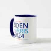 バイデン ハリス 2024 大統領選 アメリカ大統領選挙 マグカップ (正面左)