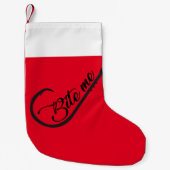 バイトおもしろい魚釣りフック スモールクリスマスストッキング (正面)