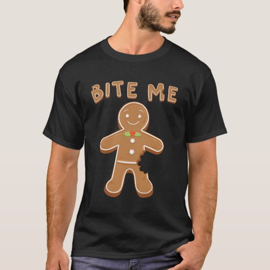 バイトミージンジャーブレッドマン Tシャツ (正面)