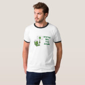 "バイト私私はアイルランドの" -人の信号器のティーです Tシャツ (正面フル)