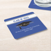 バイト！カスタムクラス懇親会 スクエアペーパーコースター (アングル)