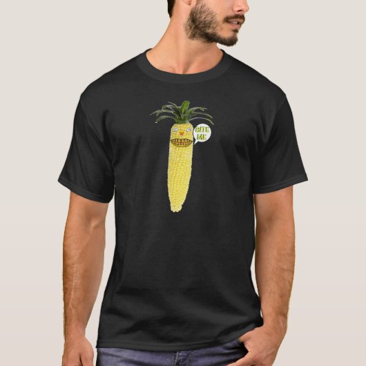 バイト・ミー・コーン・オン・ザ・コブ Tシャツ (正面)