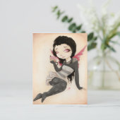 バイト – ヴァンパイアゴシックカップケーキポストカード ポストカード (スタンド正面)