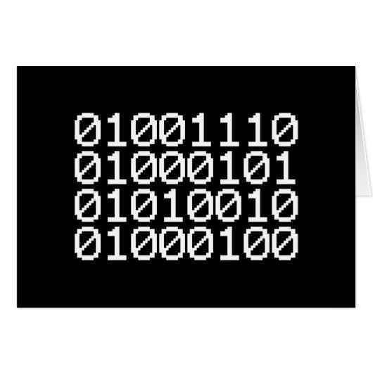 バイナリおたくカード (正面横)