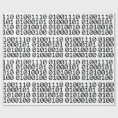 バイナリおたく ラッピングペーパー (フラット)