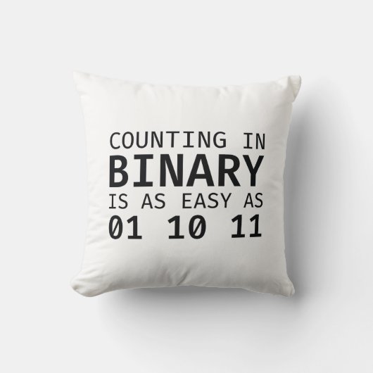 バイナリでのカウント クッション (正面)