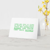 バイナリとフレンド カード (黄色い花)