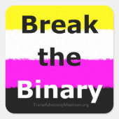 バイナリの解除 スクエアシール (正面)