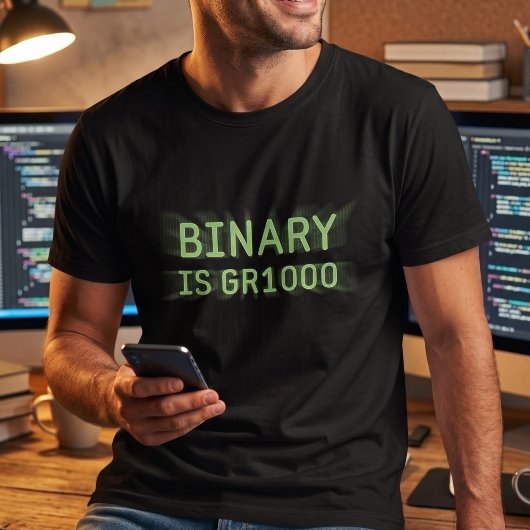 バイナリは最高(GR8)なギーク数学ユーモア Tシャツ