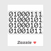 バイナリギーク シール (シート)